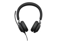 Jabra Evolve2 40 SE UC Stereo Kablet Høretelefoner Sort