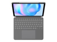 Logitech Combo Touch Tastatur og folio-kasse Saks 16-niveau Kablet Tysk
