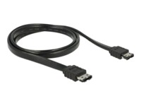 DeLOCK Seriel ATA eksternt kabel Sort 1m