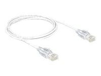 DeLOCK CAT 6 Ikke afskærmet parsnoet (UTP) 2m Patchkabel Hvid