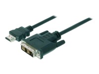 ASSMANN Videoadapterkabel 2m Sort