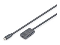 DIGITUS USB forlængerkabel 5m Sort