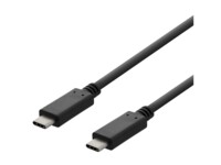 DELTACO USBC-2002 USB Type-C kabel 2m Sort