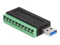 Delock USB-adapter Sort Grøn