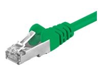 goobay CAT 5e Foldet uskærmet snoet par (F/UTP) 1m Netværkskabel Grøn