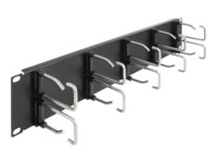 DeLOCK Stativkabeladministrations-rutepanel Sort