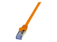 LogiLink PrimeLine CAT 6a SFTP, PiMF 5m Patchkabel Orange
