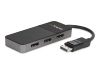 StarTech.com 3-Port Multi Monitor Adapter - DisplayPort 1.4 to 3x DisplayPort Video Splitter - Dual/Triple 4K - DP 1.4 MST Hub - Windows (MST14DP123DP) Video-/audiosplitter DisplayPort
