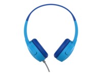 Belkin SoundForm Mini Kabling Hovedtelefoner Blå