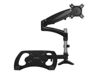StarTech.com Laptop Monitor Stand - Computer Monitor Stand - Full Motion Articulating - VESA Mount Monitor Desk Mount Monteringssæt LCD display / notebook 15'-27'