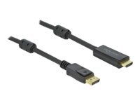 Delock Videoadapterkabel 2m Sort