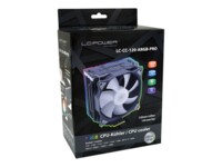 LC Power LC-CC-120-ARGB-PRO Processor-køler 1-pack Sort 120 mm