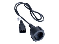 Akyga AK-PC-13A Strømkabel 1m Sort