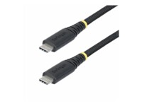 StarTech.com 3m USB-C Charging Cable, 240W, Silicone Jacket w/Braid USB Type-C kabel 3m Sort