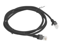 Lanberg CAT 5e Ikke afskærmet parsnoet (UTP) 1.5m Patchkabel Sort RAL 9004