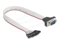Delock Serielt kabel 30cm Grå