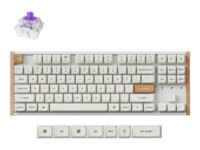 Keychron K8 HE Tastatur Magnetic (TMR) Nordvendt RGB LED Trådløs Kablet Nordisk