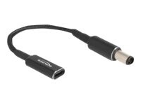 Delock Strømforsyningsadapter 15cm Sort