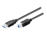 goobay USB-kabel 25cm Sort