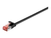 goobay CAT 6 U/FTP, PiMF 1m Patchkabel Sort