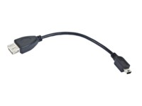 Gembird cable USB MINI BM -> AF USB 2.0 OTG, 15cm