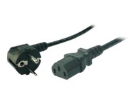 LogiLink Strøm IEC 60320 C13 Strøm CEE 7/7 (male) Sort 1.8m Strømkabel