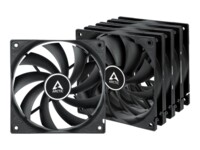 ARCTIC F12 Fan 5-pack Sort 120 mm
