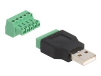 Delock USB-adapter Sort Grøn