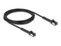 DeLOCK CAT 6a U/FTP 3m Patchkabel Sort