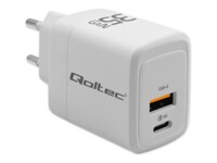 Qoltec Strømforsyningsadapter 35Watt Europlug (strøm CEE 7/16)