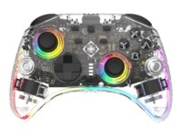 Deltaco Gaming GAM-198-T Controller Nintendo Switch, Nintendo Switch 2, Nintendo Switch OLED, Android, PC Transparent
