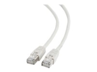 Cablexpert CAT 6 Kabel med folie og kobberfletning (FTP) 2m Patchkabel Hvid