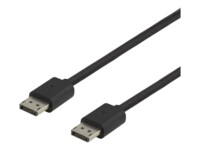 DELTACO 20 pin DisplayPort han -> 20 pin DisplayPort han 3 m Sort
