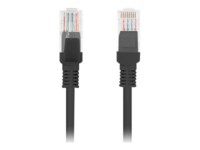 Lanberg CAT 5/5e Ikke afskærmet parsnoet (UTP) 30m Patchkabel Sort RAL 9004