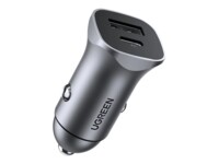 Ugreen Bilstrømsadapter 18Watt 1xUSB-A 2.0 1xUSB-C