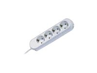 Bachmann SMART Stikdåse 4-stik 16A Sort 1.5m