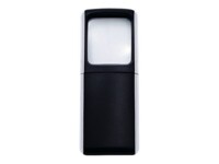 WEDO Rectangle Magnifier with LED light Lup Sort