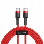 Baseus 6953156285194 USB-C to USB-C 1m Rød