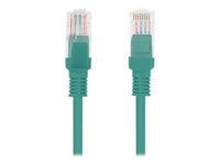 Lanberg CAT 5e Ikke afskærmet parsnoet (UTP) 50cm Patchkabel Grøn RAL 6024