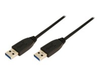 LogiLink USB-kabel 3m Sort