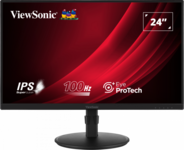 ViewSonic VG2408A-MHD 24' IPS 1920 x 1080 (Full HD) VGA (HD-15) HDMI DisplayPort 100Hz