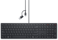 Dell Wired Collaboration Keyboard KB525C Tastatur Pressestempel Kablet Ukrainsk