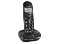 DORO PhoneEasy 110 Trådløs telefon Ingen nummervisning Sort