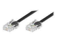 goobay 6m ISDN-kabel Sort