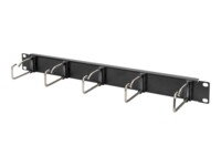 DIGITUS DN-97667 Kabeladministrationspanel med ringe Sort