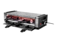 UNOLD Raclette/grill/stegeplade/varm sten Sort/rustfrit stål