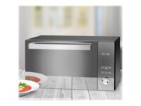 ProfiCook Mikrobølgeovn med grill Fritstående 800W 23liter Sort