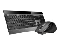 Rapoo 9900M Tastatur og mus-sæt Saks Trådløs