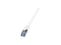 LogiLink PrimeLine CAT 6a SFTP, PiMF 7.5m Patchkabel Hvid