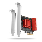 Axagon PCES-SA6 6-port SATA3 PCIe x2 bõvítõkártya szürke